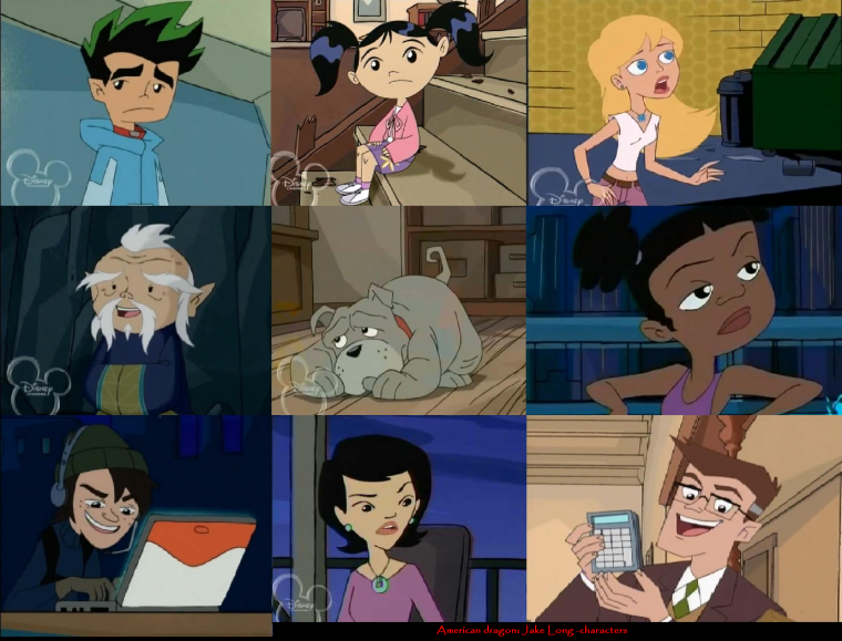 Американский дракон Джейк Лонг мультсериал персонажи