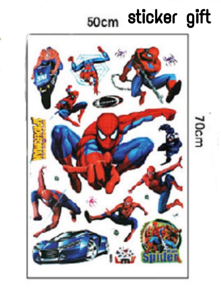 Наклейка - человек - паук