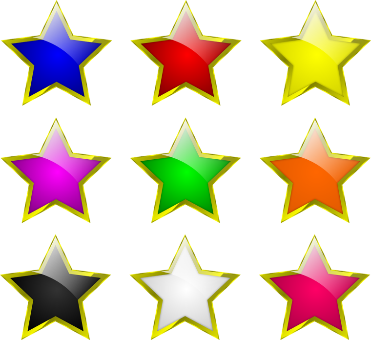 Красивые звездочки