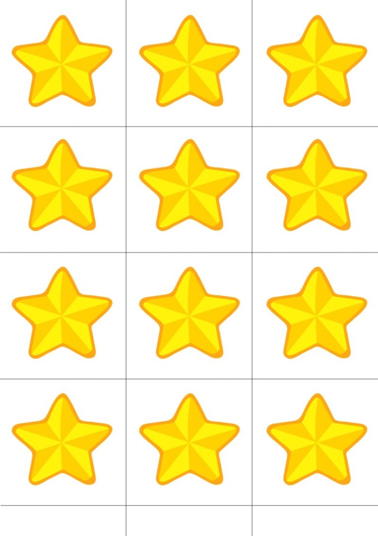 Звездочки для детей в детском саду