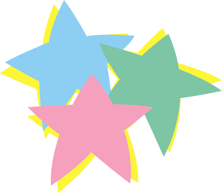 Звездочка на прозрачном фоне для детей