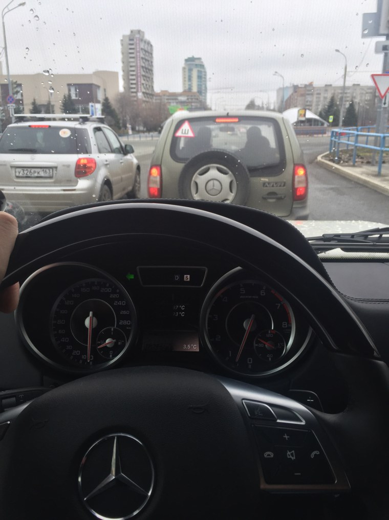 Мерседес от первого лица