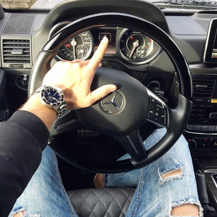 В ГЕЛИКЕ за рулем