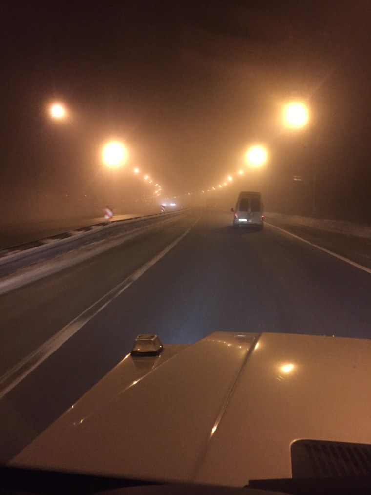 Ночью по трассе