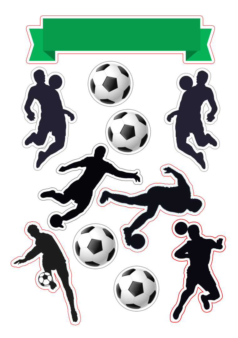 Макет для печати футбол