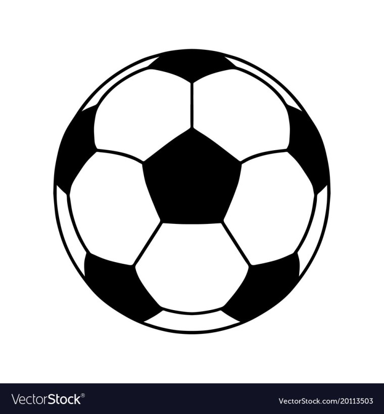 Нога и футбольный мяч эмблема