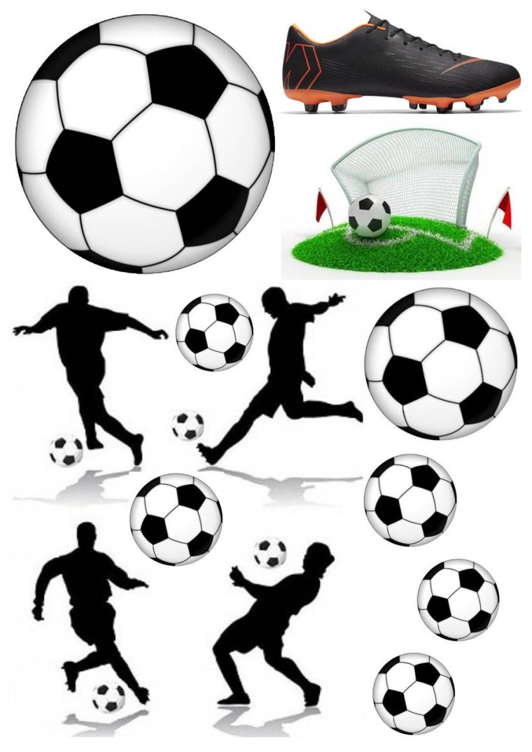 Футбольный мяч сахарная печать