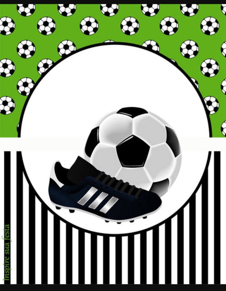 Пригласительный в стиле футбол