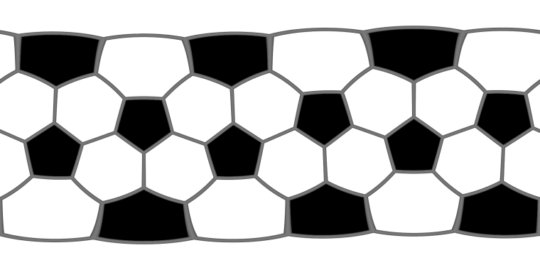 Развертка футбольного мяча