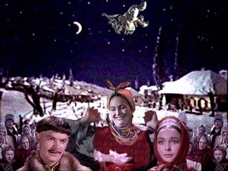 Солоха и Оксана ночь перед Рождеством