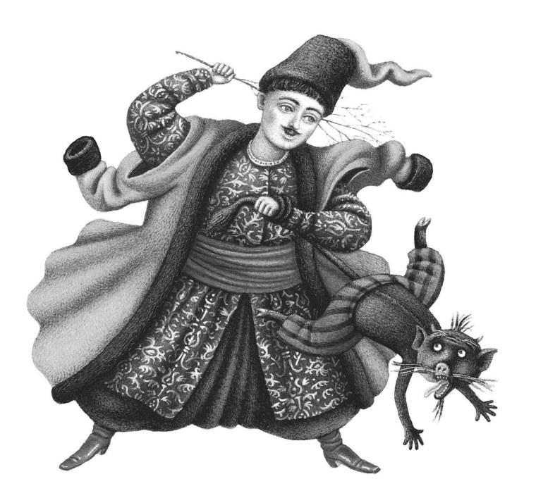 Ночь перед Рождеством иллюстрации Вакула и черт