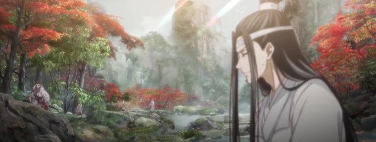 Магистр дьявольского культа аниме пейзажи