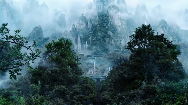 Гусу Лань пейзаж дорама