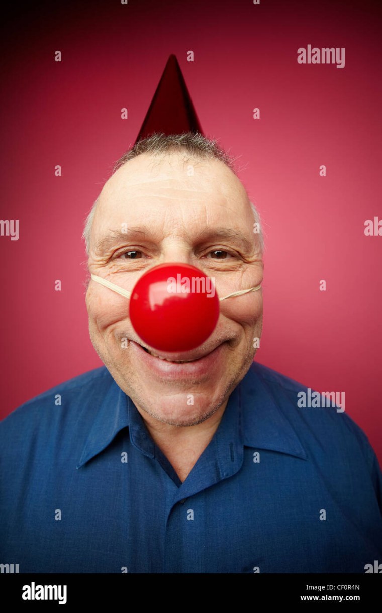 Мужик с красным носом