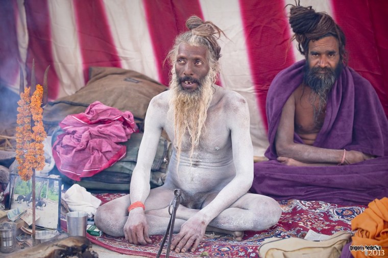 Индийские отшельники Садху