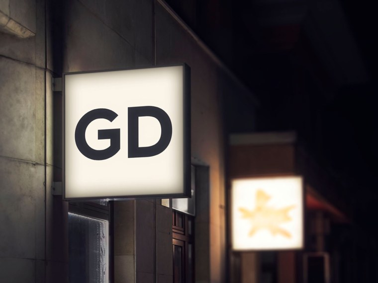 Световой короб квадратный