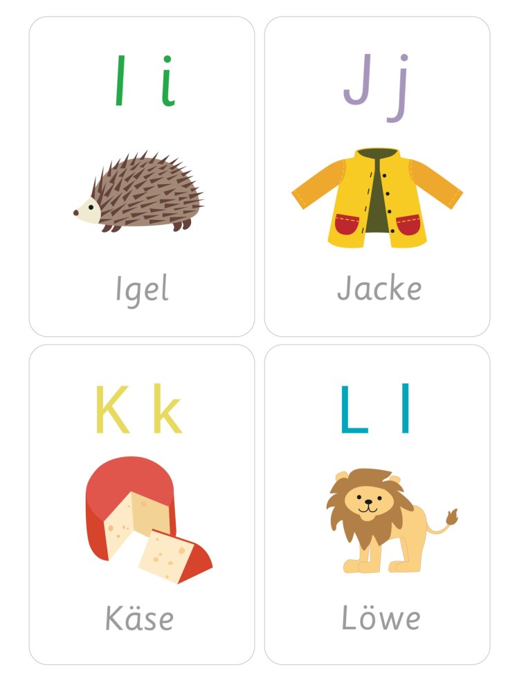 Немецкий алфавит для детей