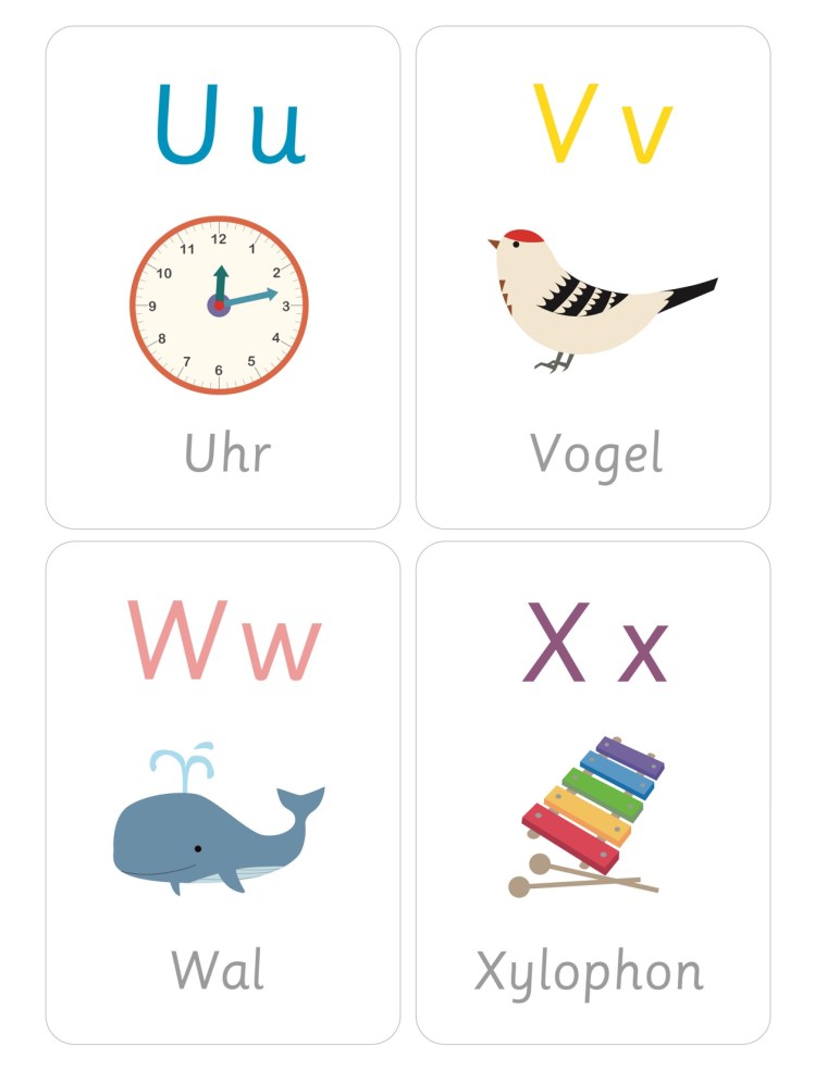 Немецкий алфавит для детей