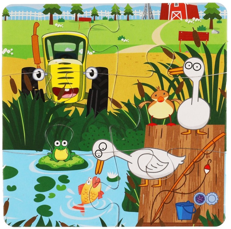 Синий трактор веселая ферма Умка