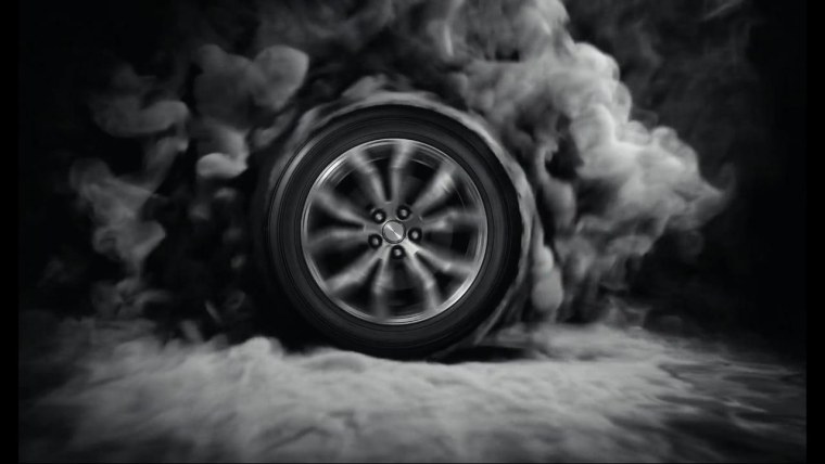 Колесо дым