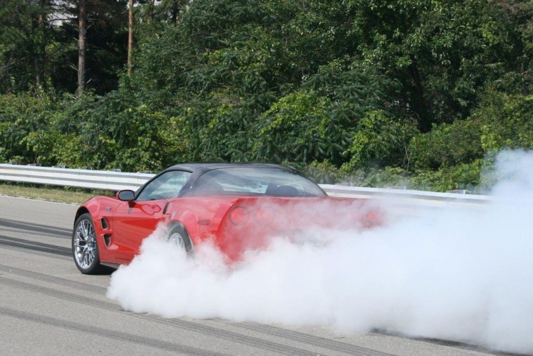 Zr1 Corvette бернаут