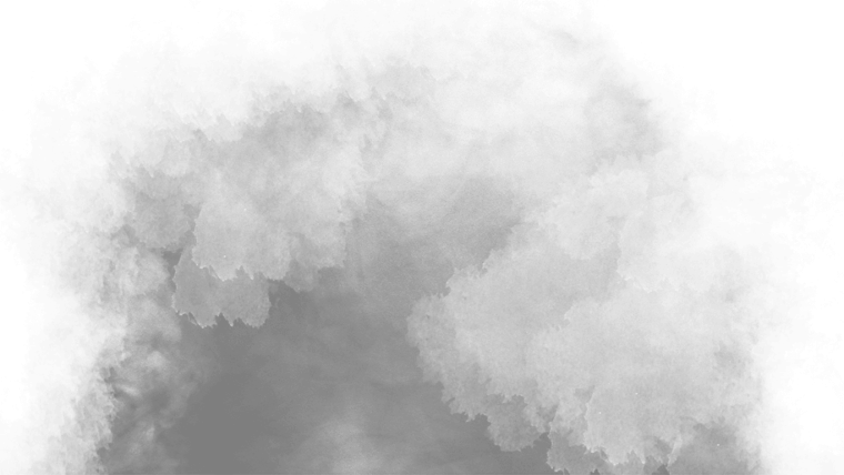 Дым на белом фоне