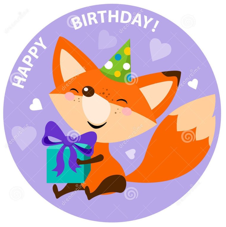 Лиса поздравляет