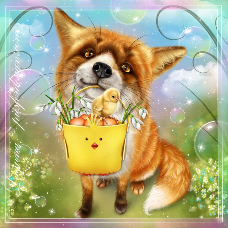 Лисичка с Пасхой