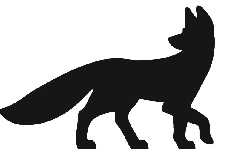 Силуэт лисы