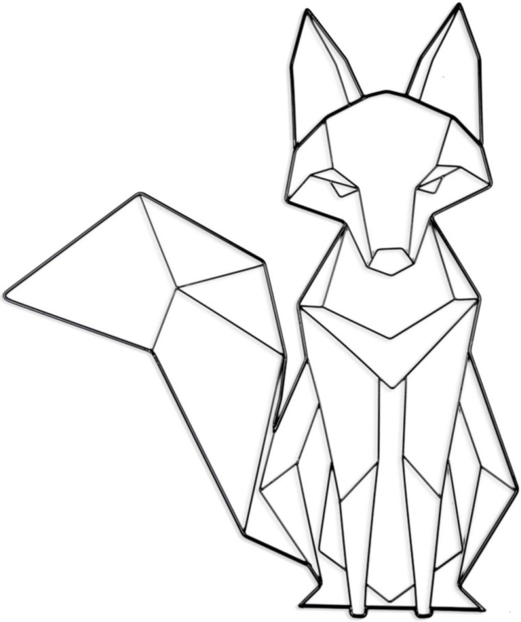 Животные из геометрических фигур