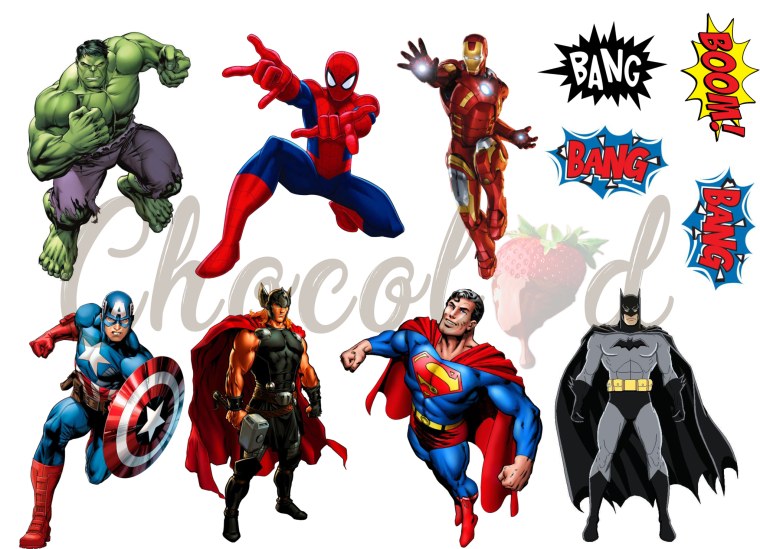 Марвел персонажи для печати