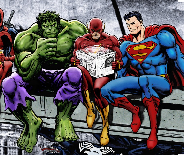 Супергерои на обеде