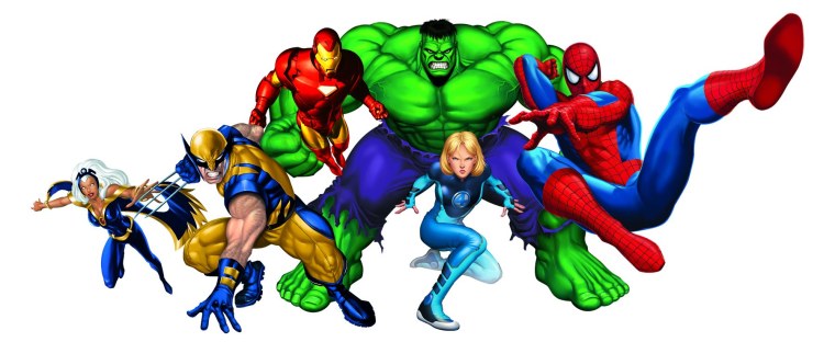 Герои Халк человек паук