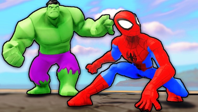 Халк и человек паук мультфильм