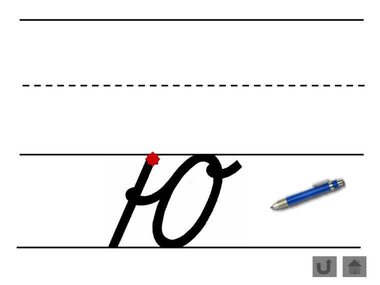 Буква ю письменная строчная