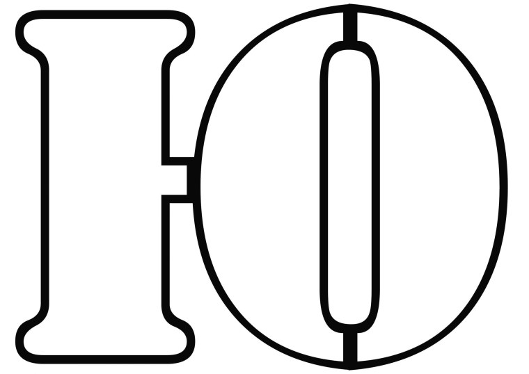 Трафарет букв