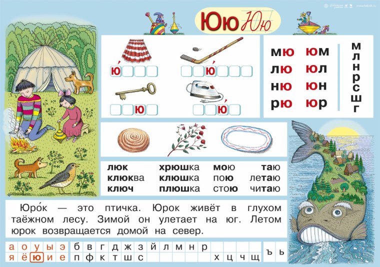 Слова на букву ю