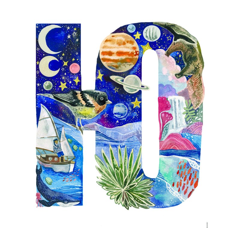 Плакат буква ю