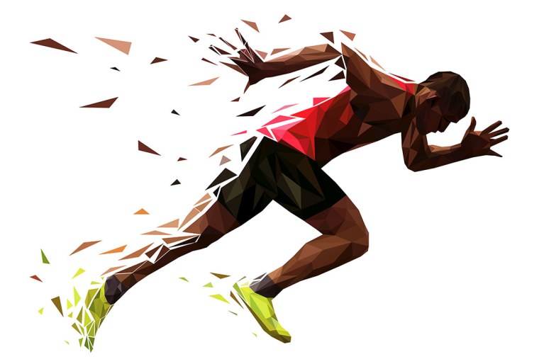 Бегущий человек Графика