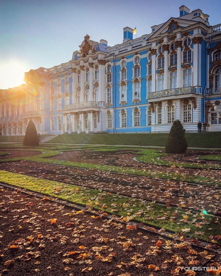Город Пушкин Царское село Екатерининский дворец
