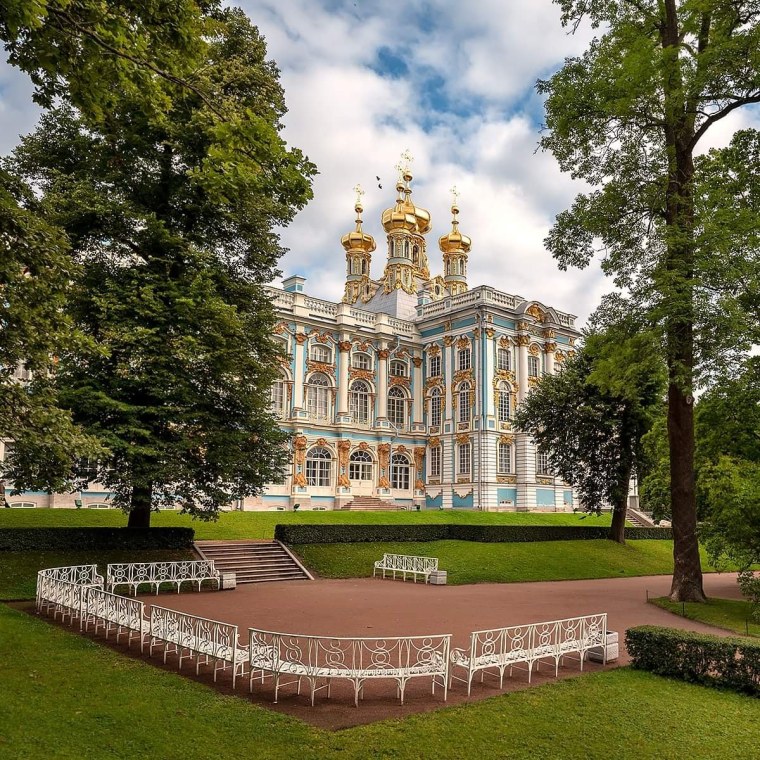 Царское село Санкт-Петербург Екатерининский дворец