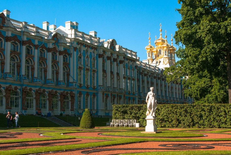 Царскосельское село Екатерининский дворец