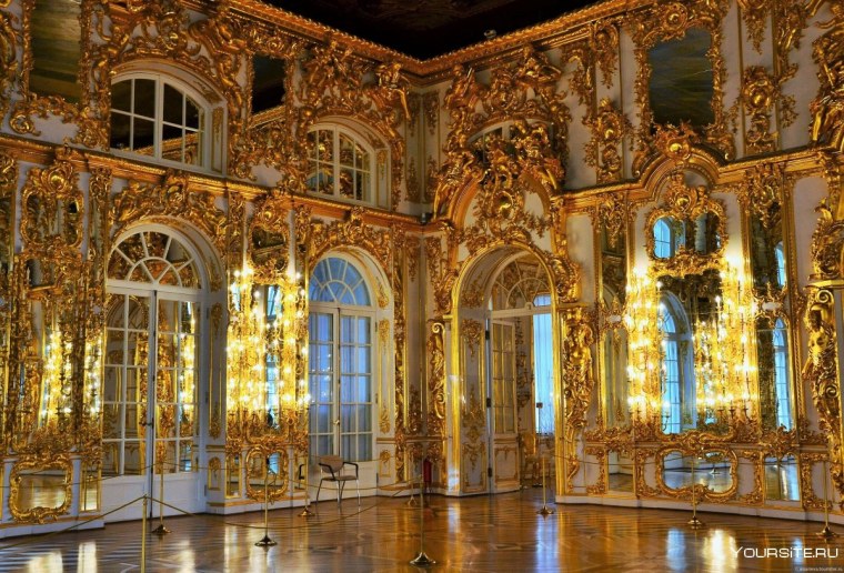 Екатерининский дворец в Царском селе Растрелли