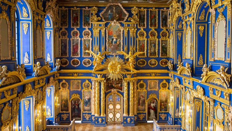 Екатерининский дворец в Царском селе внутри