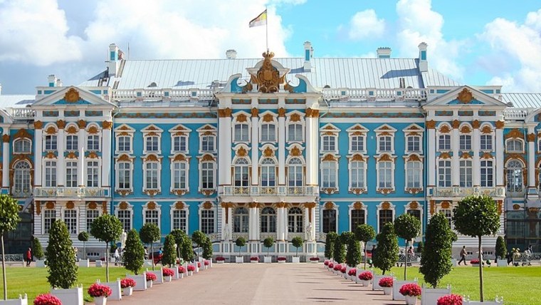 Екатерининский дворец 1717 год