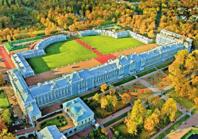 Город Пушкин Царское село Екатерининский дворец
