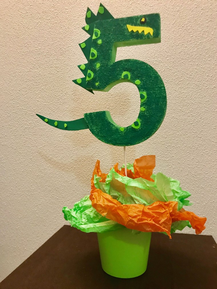 Поделка цифра 5