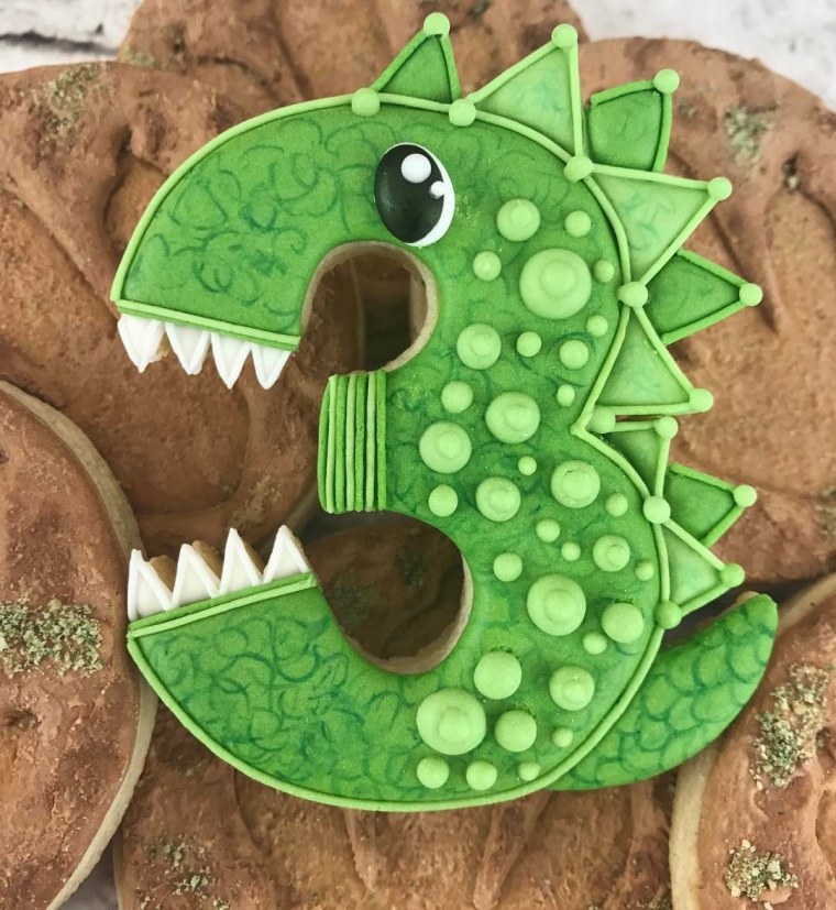 Цифры динозавры