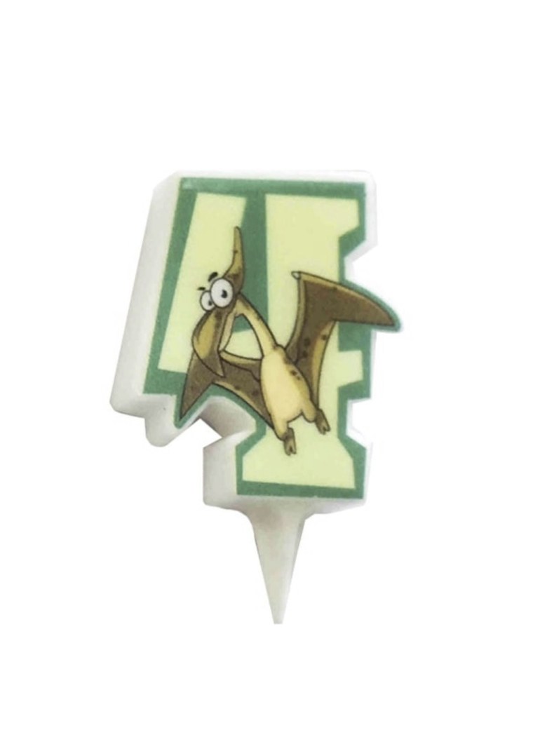 MC свеча цифра 1 динозавр 5 см