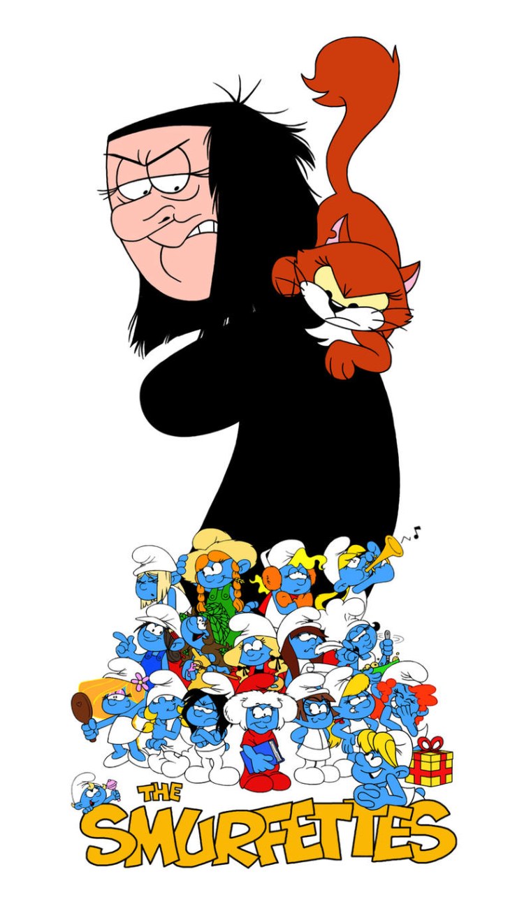 Папа Смурф и Гаргамель яой